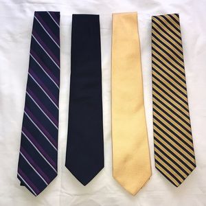 Pure Silk Ties Various Colors